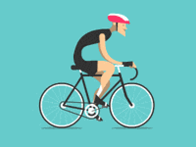 Cyclist animation